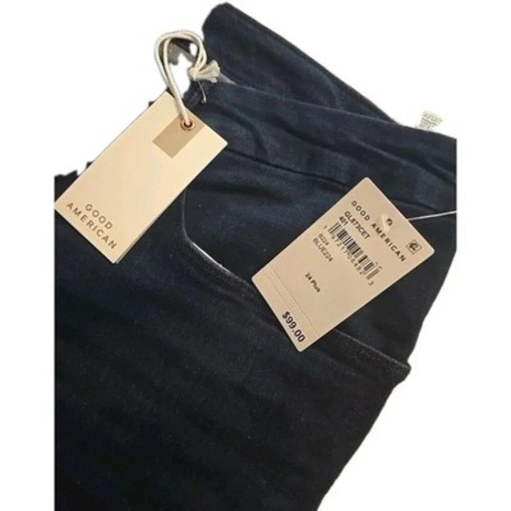 Good American Good Legs Jean Womens 24 Skinny High Rise Stretch Denim GL873CET